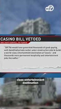 What’s next after Virginia’s Fairfax County casino veto?