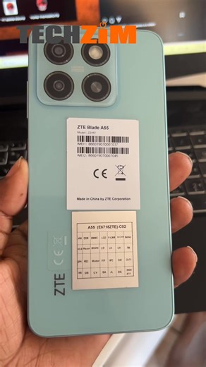 This is the ZTE Blade A55. Looks good for a sub-$100 phone if you ask me. | Techzim