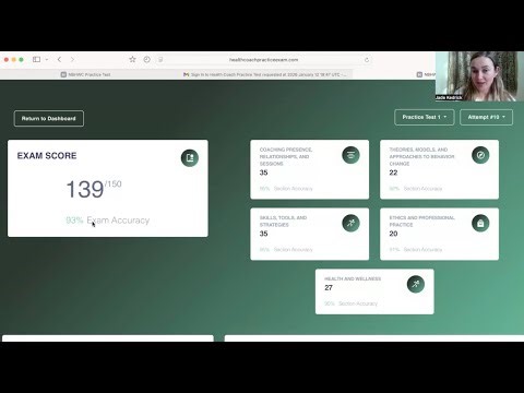 Walkthrough: Health Coach Practice Test (less than 5 min!)