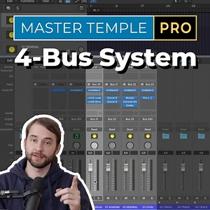 MASTER TEMPLE PRO for Logic Pro For the longest time mastering has been seen as audio magic, hidden from most eyes. Sure, it’s about level, balance, stereo image – but what are the actual goals and steps necessary to get there. . These questions are the exact reason why we created MASTER TEMPLE PRO! To give you the knowledge and tools necessary to master mastering. . Master Temple Pro is a template, set up for a quick and understandable workflow. All processing is organized into 4 easy to follow