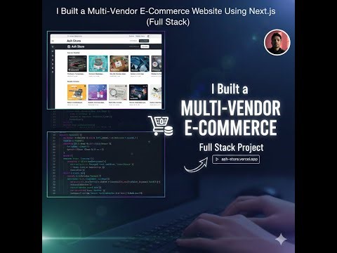 I Built a Multi-Vendor E-Commerce Website Using Next.js (Full Stack)