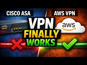Cisco ASA to AWS VPN Setup (Step-by-Step | Site-to-Site Guide)