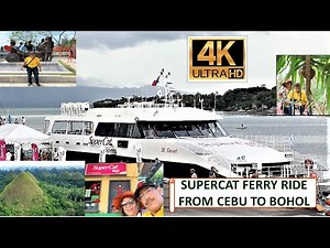 SuperCat Ferry Ride from Cebu to Bohol - 4K