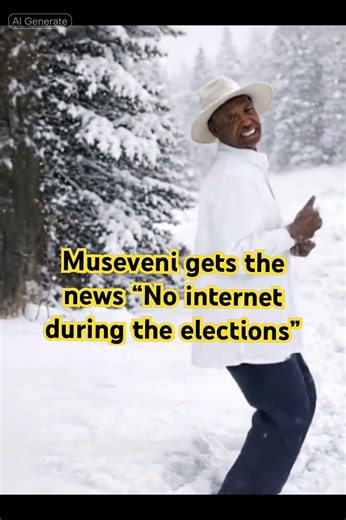 Museveni of Uganda gets the news “No internet during the elections”. #shorts #kulture808s