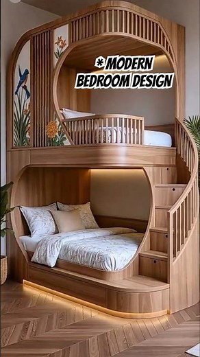 Luxury Wooden Bunk Bed Design | Modern Bedroom Interior Ideas 2026 | Yousaf Interior Master