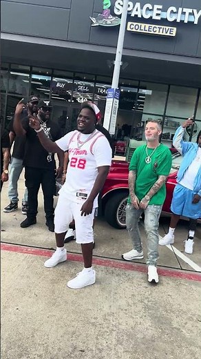 Texas artist Bumpy Johnson, Paul Wall, & SUC Yungstar was seen shooting “wanna be a baller” remake