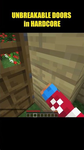 THE UNBREAKABLE DOOR in MINECRAFT