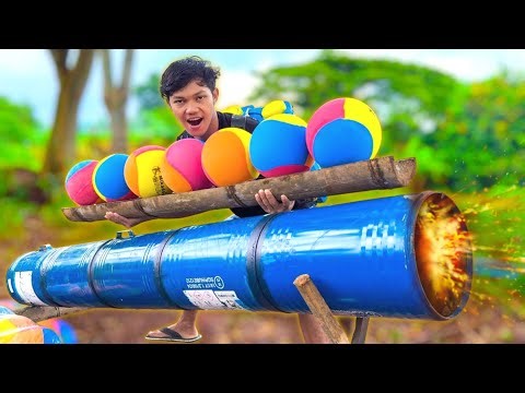 THE BIGGEST SPIRIT FIREWORKS VS SPONGE BALL EXPERIMENT!!! WHAT HAPPENED?? 🤯💥