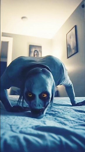 👻 Scary Ghost Caught Sitting on the Bed at Midnight | Real Haunted Room Footage #horror