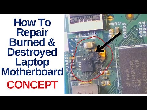 How To Repair Burned and Destroyed Laptop Motherboard | Advance Chiplevel Repairing Course Laptex