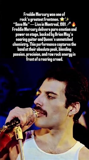 Montreal 1981 magic 🎤🔥 #queen #freddiemercury #live #rock #shorts