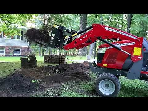 Driveway and Landscaping with the Massey GC1723 - Part 1