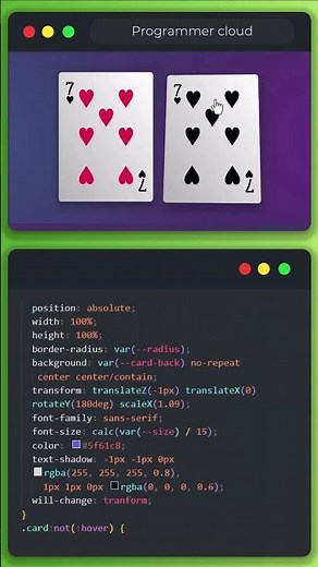Tilt Playing Card with HTML, CSS, and JS 🃏🌟