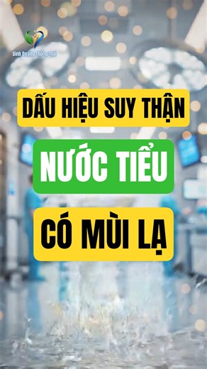 Dấu hiệu suy THẬN Nước tiểu có mùi và màu sắc lạ chớ nên bỏ qua #suythan #meosuckhoe #thanyeu