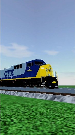 CSX AC4400CW leads a Manifest Train in Ro Scale SandBox