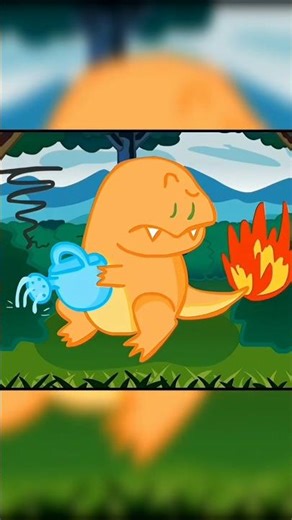 Pokemon: The Unintentional Pyromaniac! 🔥 #shorts #pokemon #2danimation #animation #funny