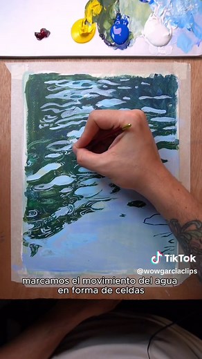 Pinta Agua Realista: Sombras y Brillos Intensos
