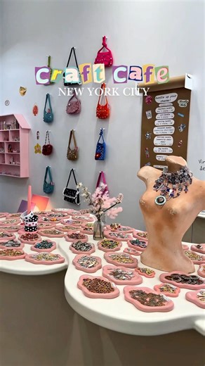 CUTEST🎀 Charm Cafe in NYC #nyc #charmbracelet #cafe