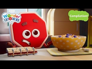 Foody Fun Problem-solving 🍊 | Coding Cartoon for Kids | Wonderblocks