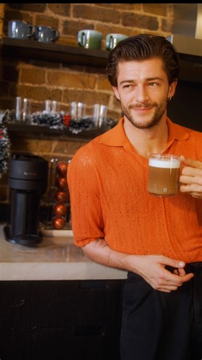 Sam Salter on Instagram: "Enjoy the festive collection ya filthy animals @nespresso.uk #GettingFestive #FestiveNespresso #Festive25 AD 🎥 @chrisjeffers"