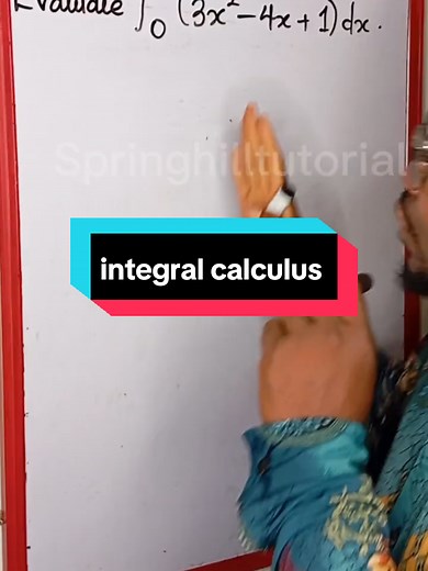 Fundamentals of Integral Calculus Tutorial