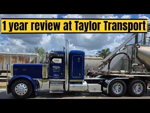 1 year job review and hauling a load. Let's Go Trucking!