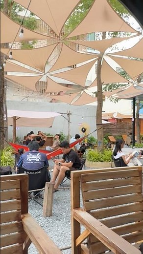 Amazing Outdoor Coffee Shop |Work & Chill Vibes 🌿☕#AmazingCoffeeShop #OutdoorCafe #CoffeeTime #chil