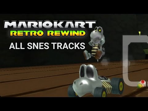 Mario Kart Wii Retro Rewind | All SNES Tracks 150cc