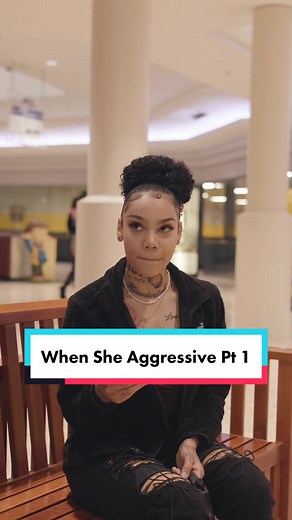 When She’s Aggressive Pt 1 😂😂 #videography #awkwardsitutation #funnyskits #skitseries #crazygirlfriend #comedy #relationshipskit #aggressive #women #girlsbelike #pov #aggressivewomen
