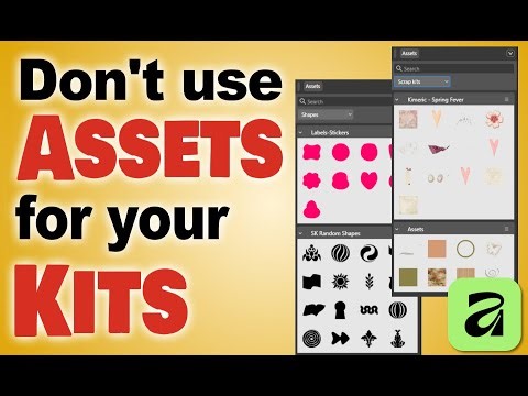Why Scrap Kits Don’t Belong in the Assets Panel (Affinity Tutorial)