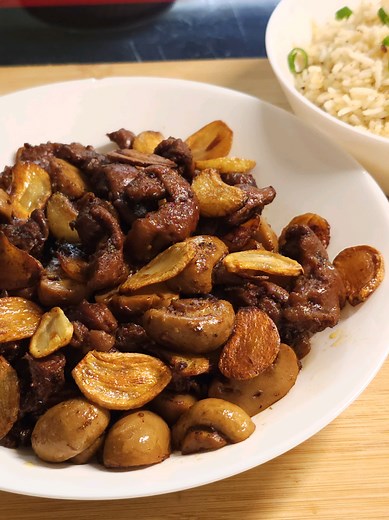 Chicken Gizzard Salpicao Recipe with Bonus Garlic Fried Rice