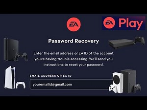 How to RESET your EA or EA PLAY password when you forgot