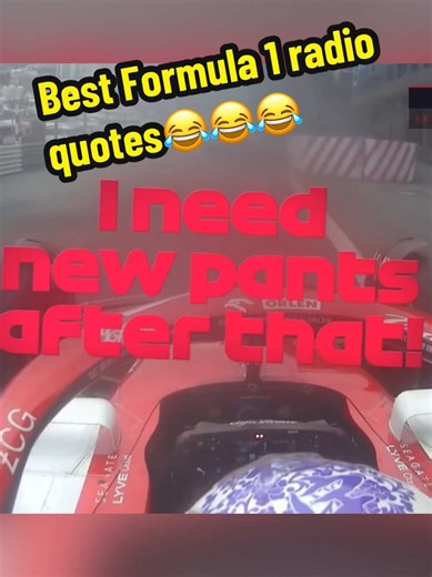 Top Formula 1 Radio Quotes That Will Make You Laugh