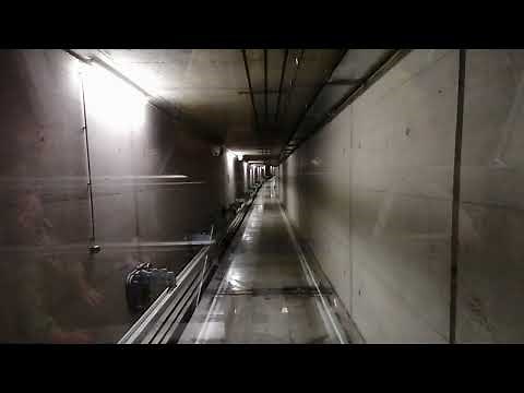 U-Bahn Serfaus Ganze Fahrt Standseilbahn Seilbahn Tirol Dorfbahn Tunnelbahn Österreich