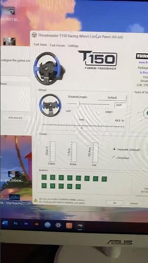 Thrustmaster Control Panel