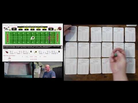 APBA Football - 1989 - Cardinals at Redskins - An exciting second half!