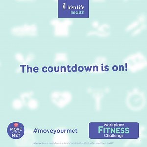 71% of Ireland's workforce struggle to find time to exercise around their work day! Take part in this year’s Irish Life Health Workplace Fitness Challenge! www.irishlifehealth.ie/moveyourmet/ Registrations close this Friday! | Irish Life Health