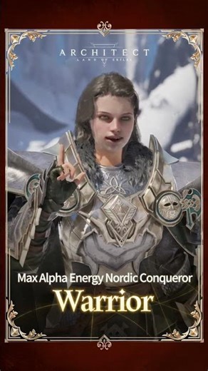 [Architect] Max Alpha Energy Nordic Conqueror｜Warrior
