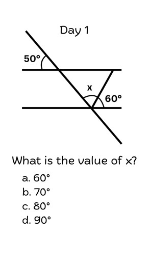 Think Fast: What is X? | Mathewtics Daily Challenge #1