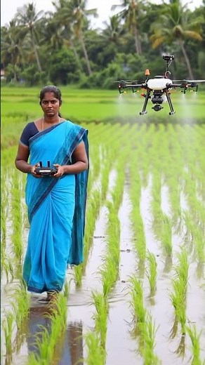 Modern Farming with Drone Technology | Smart Agriculture in India 🌾🚁
