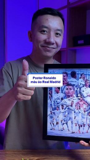 Cristiano Ronaldo Real Madrid Poster Design