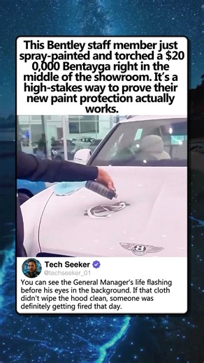 SETTING A $200K BENTLEY ON FIRE?!