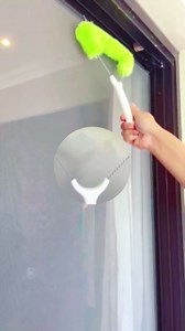 Window Screen Cleaning Brush with 62in Extension Pole, Innovative Fibre Mesh Screen Cleaner for Window Mesh, Patio Screens, Screen Doors, Pool Cage & Fence - Dry or Wet Use