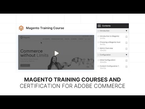 Magento Training Courses and Certification for Adobe Commerce