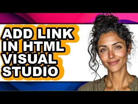 How to Add Link in Html Visual Studio (only Way)