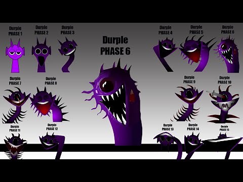 EVOLUTION OF SPRUNKI DURPLE PHASE 1 - 15 🔥🔥🔥 | INCREDIBOX SPRUNKI