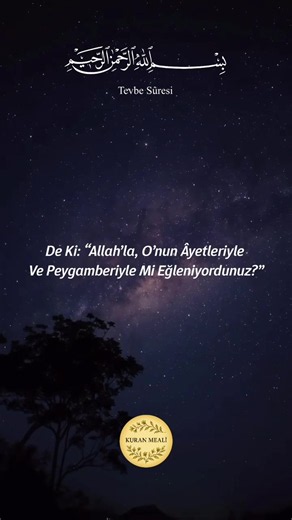 Tevbe Suresi - Kuranı Kerim Meali ve Okunuşu