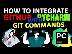 GitHub Integration with PyCharm using Git COMMANDS| Commit Push Merge Resolve Conflicts Madhusai