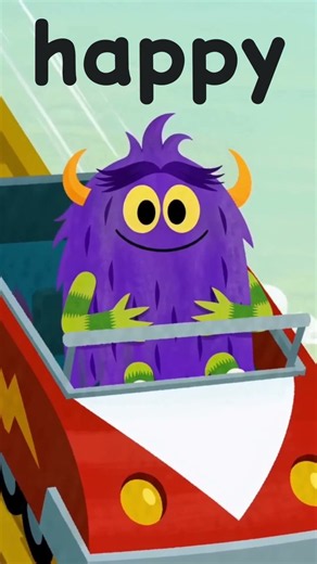 Kindergarten Sight Words: happy (Scaredy Monster By Epic Book Series)
