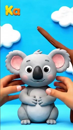 Zoo Animal Song I - Ele | ABC Clay Animals for Kids